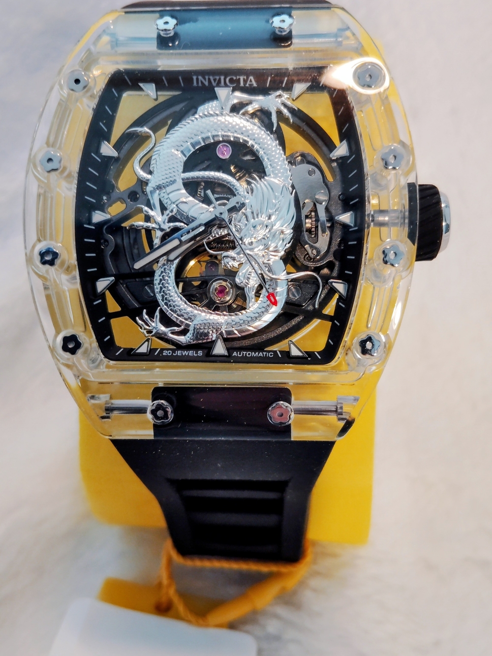 Invicta Artist Series Mens Automatic Dragon Skeleton Watch - 42 mm